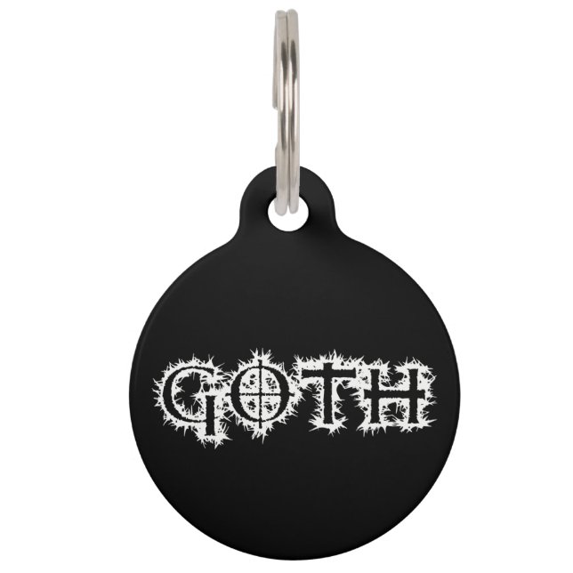 Gothic Huisdierpenning (Voorkant)