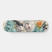 Gothic Inspire Blue Dress & Peach Roos Skateboard (Horizontaal)