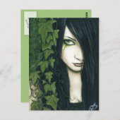Gothic Ivy Fantasy Briefkaart (Voorkant / Achterkant)