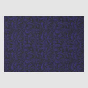 Gothic Jacquard Swirls Decoupage - Donker Paarse Tissuepapier