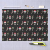 Gothic Joy Skull-kerstfeestpapieren Tissuepapier (Craft)