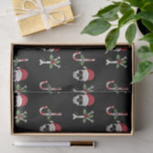 Gothic Joy Skull-kerstfeestpapieren Tissuepapier (Geschenk)