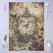 Gothic Junk Journal Serie Ontwerp 16 Tissuepapier (Craft)