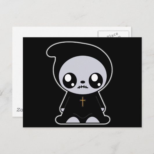 Gothic Kawaii Briefkaart (Voorkant / Achterkant)