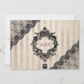 Gothic kerstboomfotokaart feestdagenkaart (Achterkant)