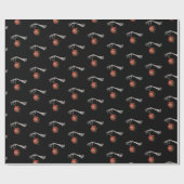 Gothic kerstinpakpapier Elegante vakantie Cadeaupapier (Vlak)