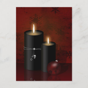 Gothic Kerstkaarles Ornament Holiday Briefkaart