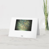 Gothic-kerstkaart Feestdagen Kaart (Achterkant)