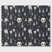 Gothic Kerstmis Cadeaupapier (Vlak)