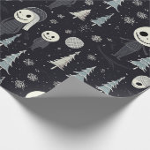 Gothic Kerstmis Cadeaupapier (Hoek)