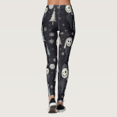 Gothic Kerstmis Leggings (Achterkant)