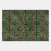 Gothic Kersttrio Inpakpapier Vel (Voorkant 3)