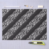 Gothic-kersttwitpapier - zwart-wit tissuepapier (Craft)