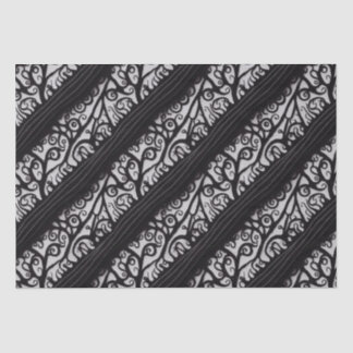 Gothic-kersttwitpapier - zwart-wit tissuepapier
