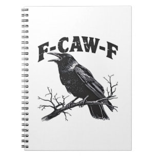Gothic Kraai Humor F-Caw-F Grappig Essentieel Notitieboek