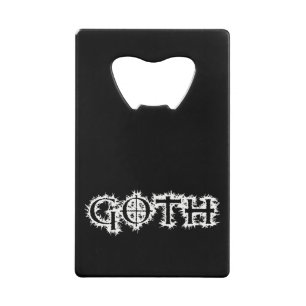 Gothic Kredietkaart Flessenopener