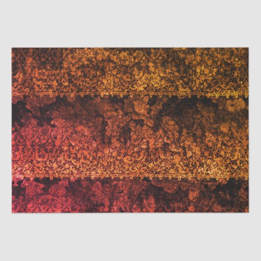 Gothic Lace Red-ontkoppeling Tissuepapier (Voorkant)