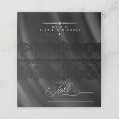 Gothic Lace Wedding Table Burgundy ID866 (Buitenkant ongevouwen)