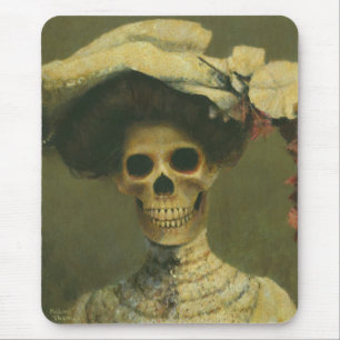 Gothic Lady Skeleton Mousepad Muismat