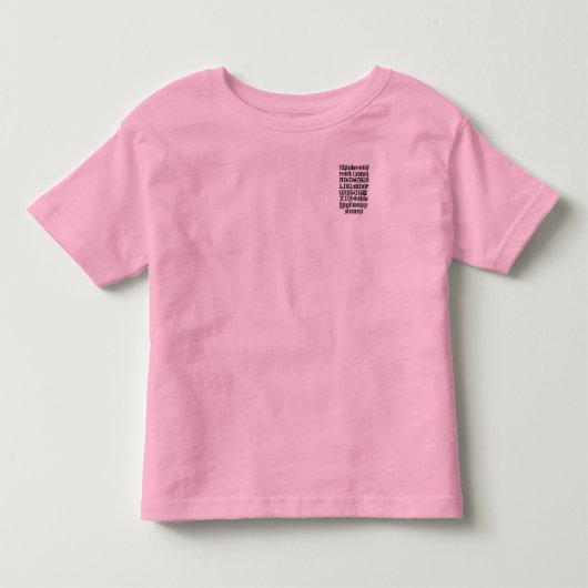 Gothic Letters Shirt (Voorkant)