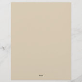 Gothic Lijst met schedels Briefhoofd (Achterkant)