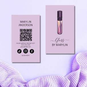 Gothic Lip Gloss Bottle Small Visitekaartje