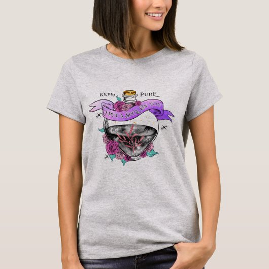 Gothic Love ik zet je op een foto T-shirt (Voorkant)