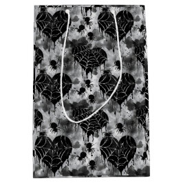 Gothic Love Spooky Spookweb met harten Medium Cadeauzakje