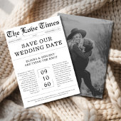 Gothic Love Times Monogram Kranten Foto Bruiloft Save The Date