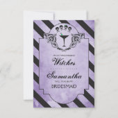 Gothic Maid of Honor Proposition Invitation ~ Funn (Devant)