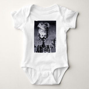 Gothic Mask Halloween Skeleton Romper