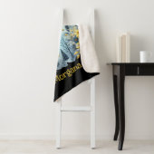 Gothic Meisje Aangepaste Decor Goth Kawaii Chibi Sherpa Deken (In situ)