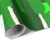 gothic meisje Halloween kerstspook Cadeaupapier (Rol Hoek)