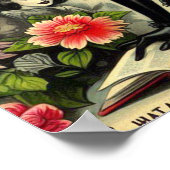  Gothic meisje illustratie Poster (Hoek)