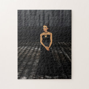 Gothic meisje puzzel