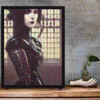 Gothic Meisje Steampunk Verschillende Gekleurde Og