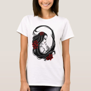 Gothic meisje t-shirt