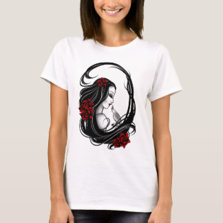 Gothic meisje t-shirt