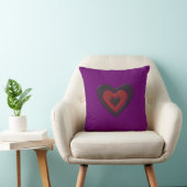 Gothic Melting Love Heart Pillow Kussen (Stoel)