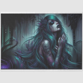 Gothic Mermaid Princess Tissue Paper Tissuepapier