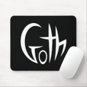 Gothic (met letters) muismat (Met muis)