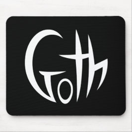 Gothic (met letters) muismat