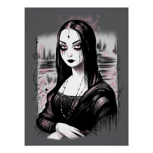 Gothic Mona Lisa Perfect Poster (Voorkant)