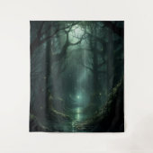 Gothic Moody Dark Enchanted Forest Wandkleed (Voorkant)