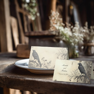 Gothic Moody Scenes Cream & Black