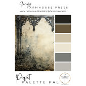 Gothic Moody Scenes Cream & Black Kaart