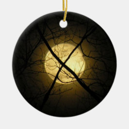 GOTHIC MOON KERAMISCH ORNAMENT
