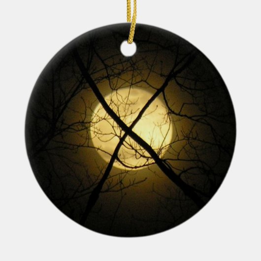 GOTHIC MOON KERAMISCH ORNAMENT (Voorkant)