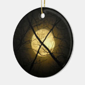 GOTHIC MOON KERAMISCH ORNAMENT (Links)