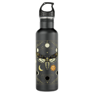 Gothic moth tarot card Moth Long Mugle Waterfles